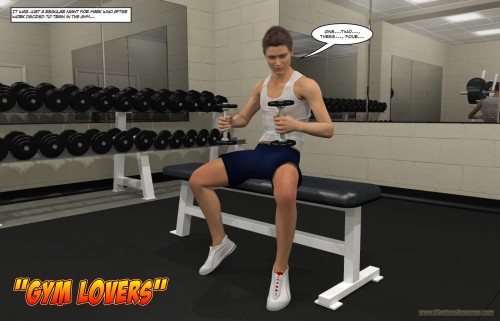 GiantessAmazons - Gym Lovers 3D Porn Comic