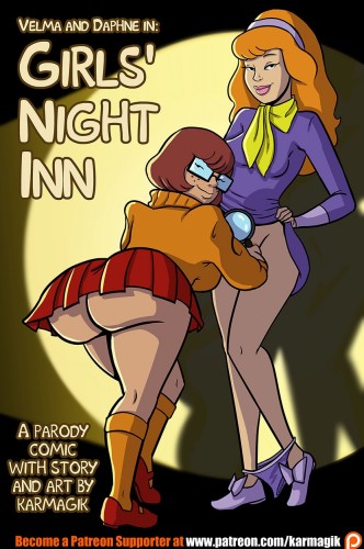 Karmagik - Velma and Daphne in Girls’ Night Inn Porn Comic