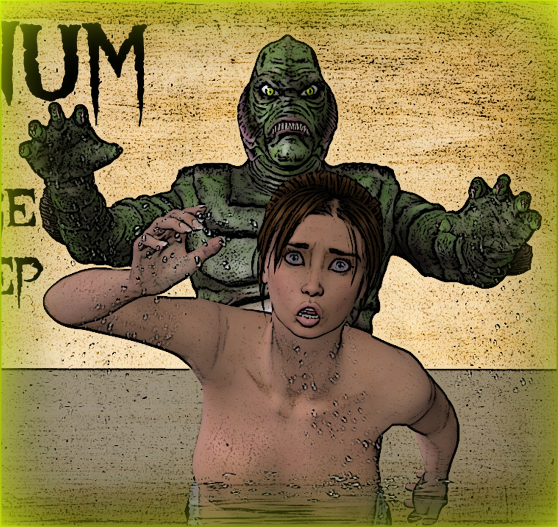 [DarkCowBoy] Inhumanum 2 - The Creature From The Deep 3D Porn Comic