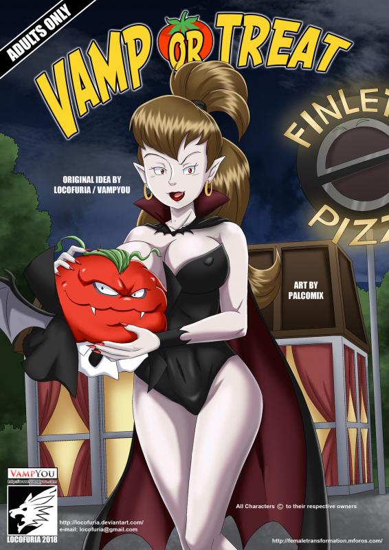 Locofuria - Vamp or Treat (Attack of The Killer Tomatoes) Porn Comics