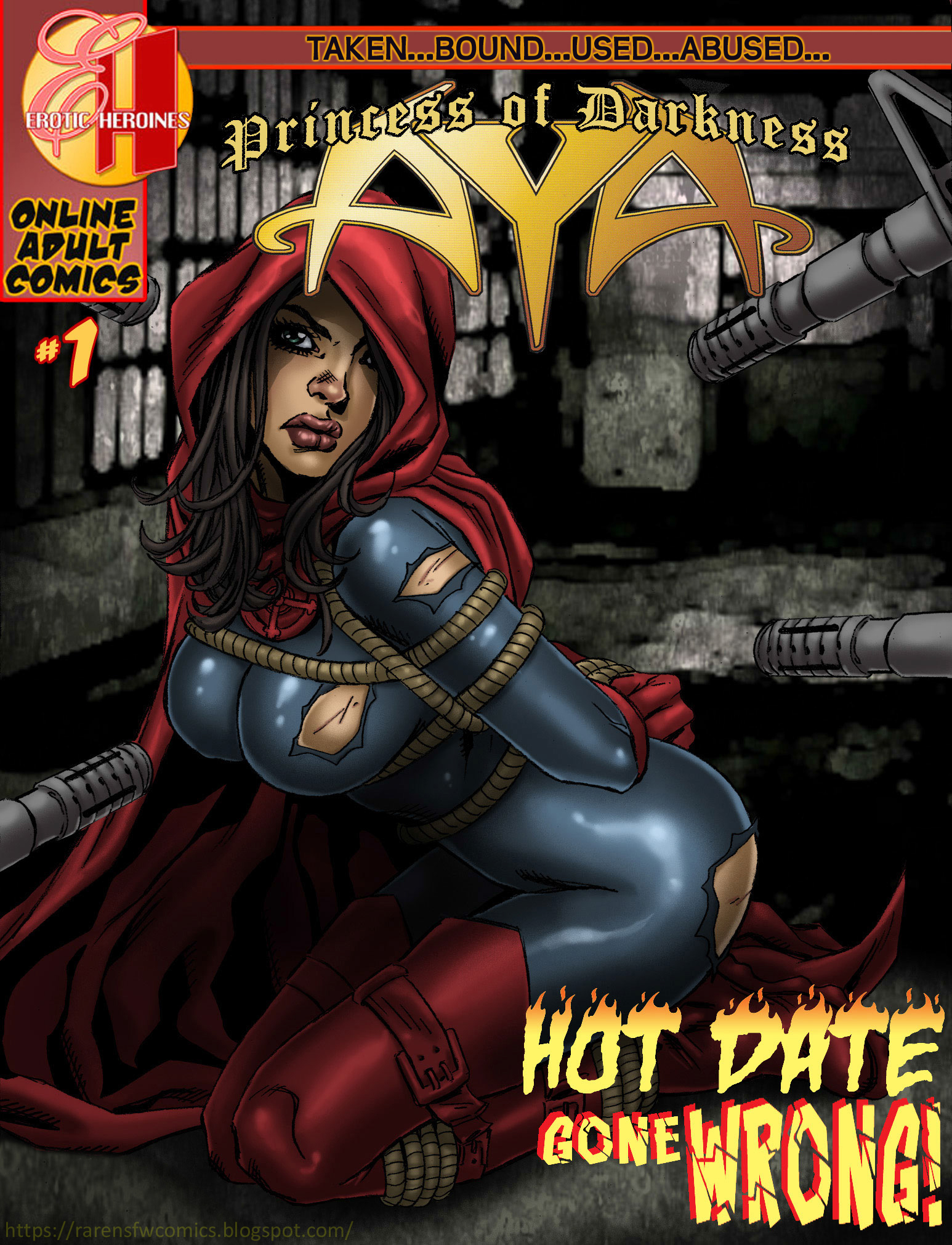 Aya Super Heroine in Bondage Porn Comics