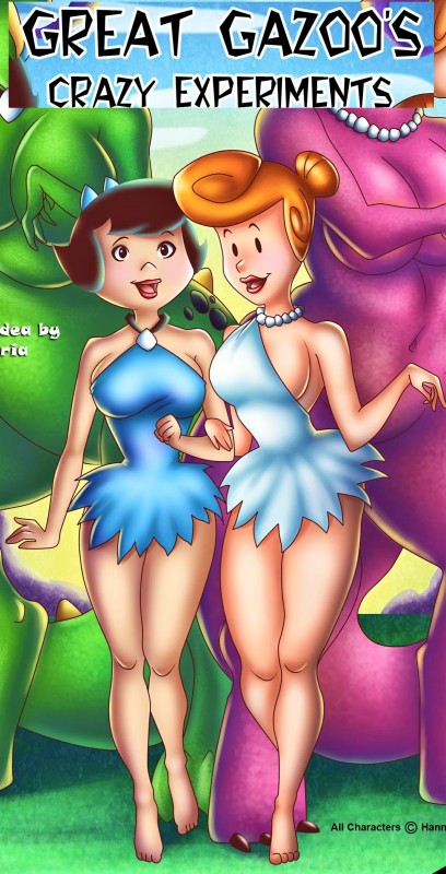 Flintsones with Betty Rubble and Wilma Flintstone by Locofuria Porn Comics