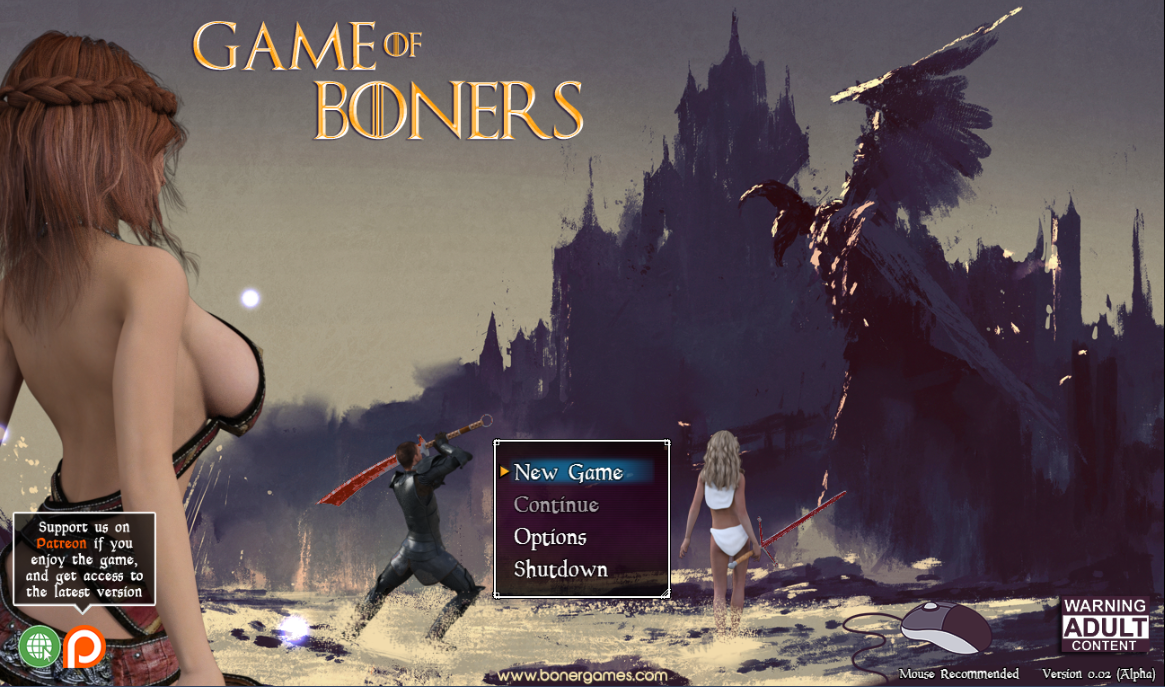 Game Of Boners - Version 0.02 by Boner Games Porn Game