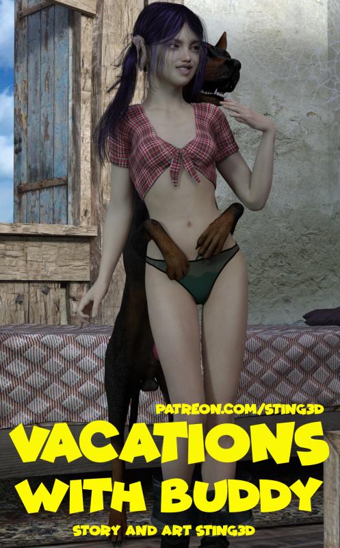 Vacations with Buddy - Sting3D 3D Porn Comic