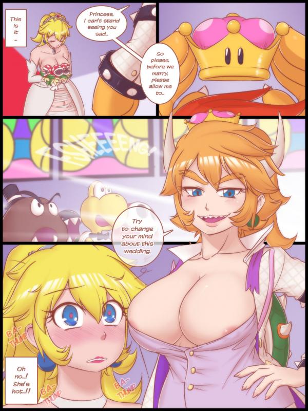 Just Married - Super Mario Bros By Malezor Porn Comics